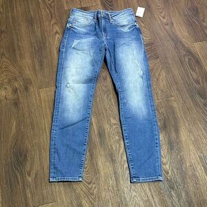 Mavi Tess high rise distressed skinny jeans‎